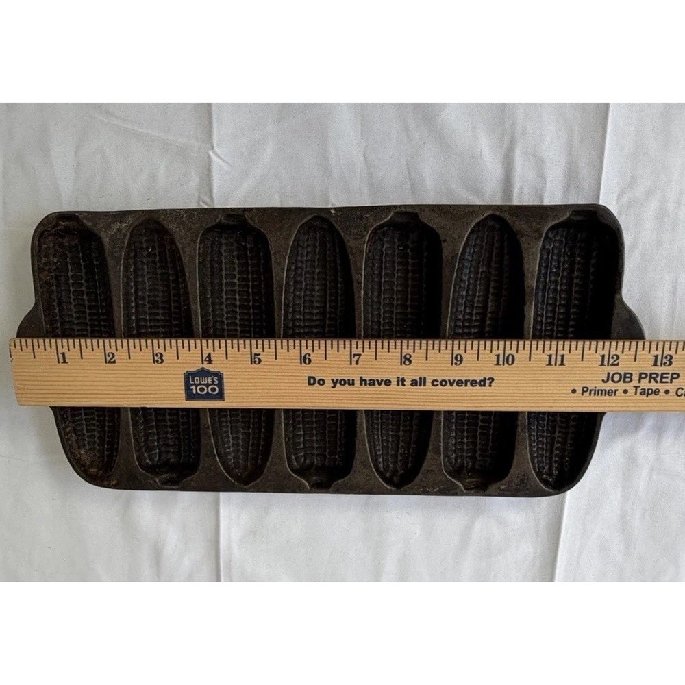 Wagner‎ Ware 7 Stick Corn Bread Pan USA Mold Mark K Cast Iron Vintage